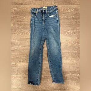 Madewell Stovepipe jeans, size 26 in excellent condition